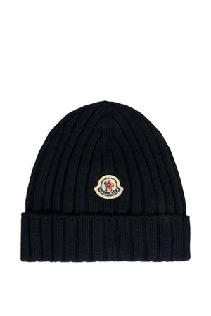 cappello in lana blu MONCLER KIDS | K29513B00006M1131742